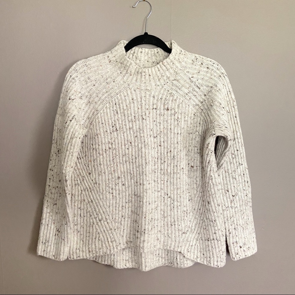 SOLD Madewell Donegal Northfield Mockneck Sweater - Picture 1 of 11